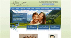 Desktop Screenshot of inlandvalleyoralsurgery.com